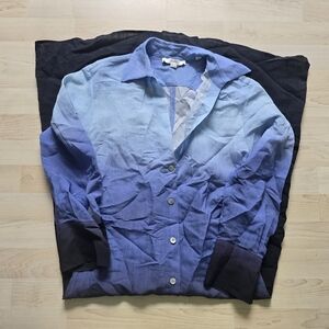 Vince Ombre Maxi Shirtdress Size XXS